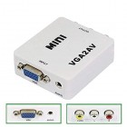 HIgh Quality VGA to AV/RCA/CVBS Converter Composite Adapter with Audio 